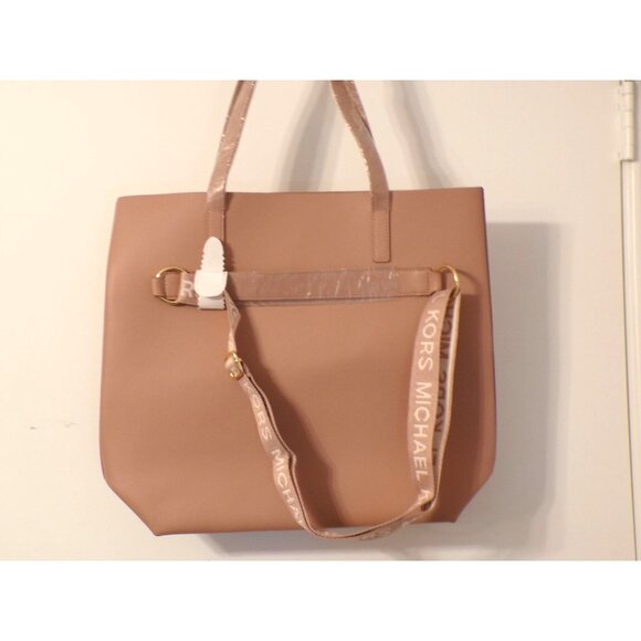 MICHAEL Michael Kors Perfume Pink Faux Leather Gift Tote Shoulder Bag Large - Picture 4 of 7